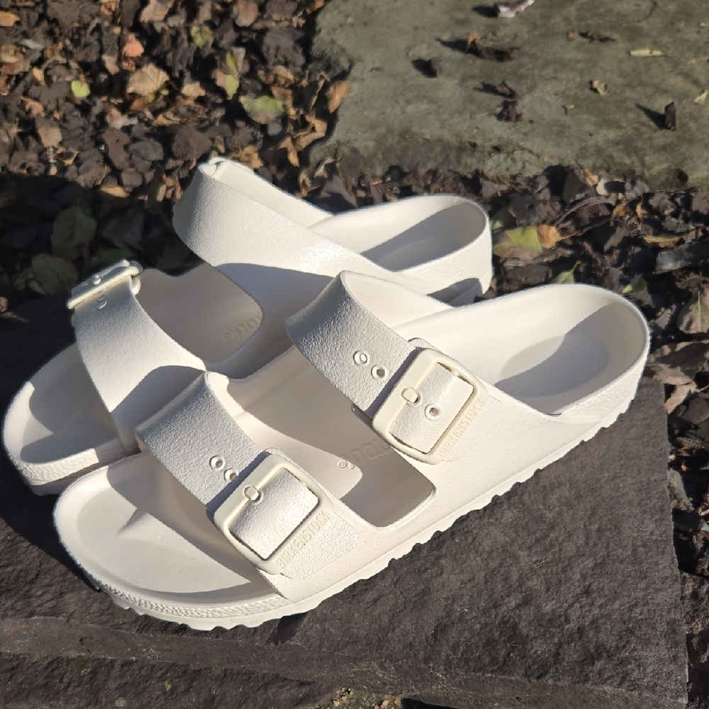 Birkenstock Arizona EVA Eggshell Size 8 NEW